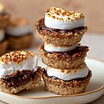 Gooey Keto S'mores Bites With a Toasted Crust 02