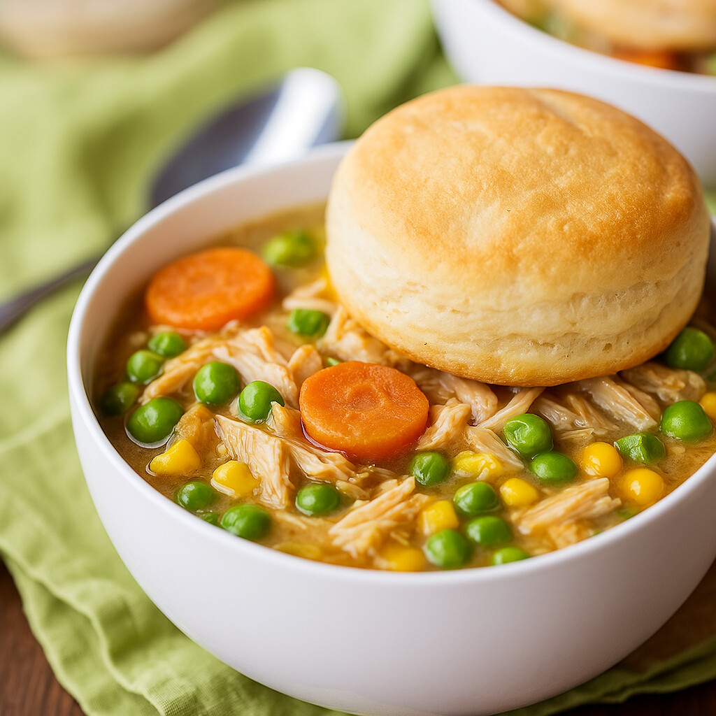 Creamy Slow Cooker Low-Carb Chicken Pot Pie Stew 12