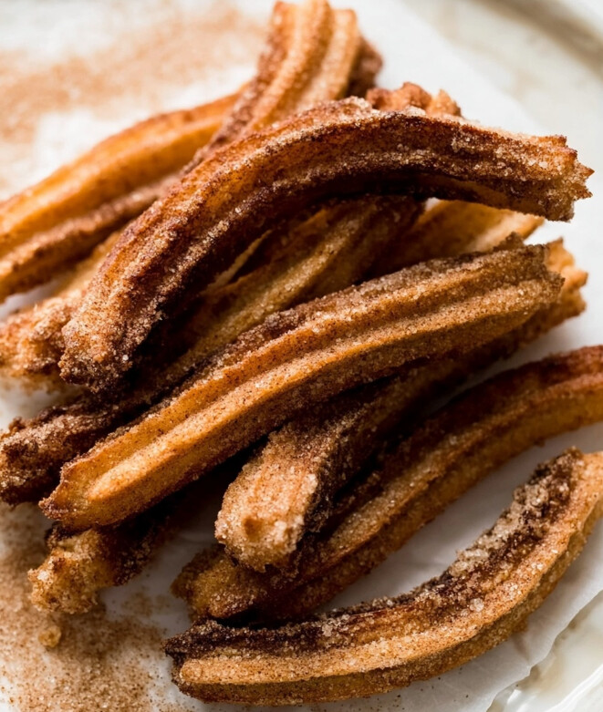 Crispy Keto Almond Flour Churros That Snap