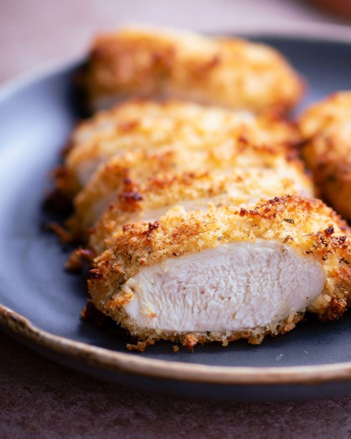 Crispy Keto Parmesan Chicken With Heavy Crunch
