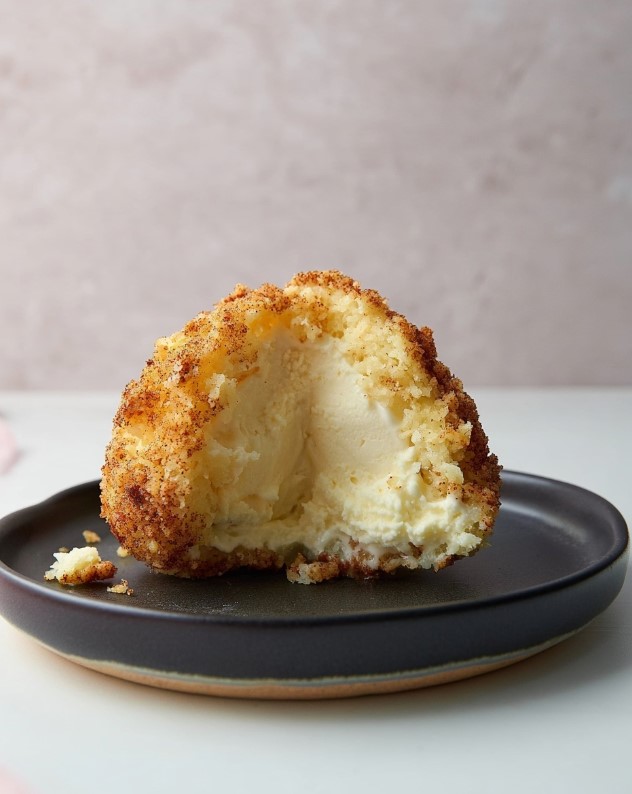 Crispy Shell Keto Fried Ice Cream Recipe