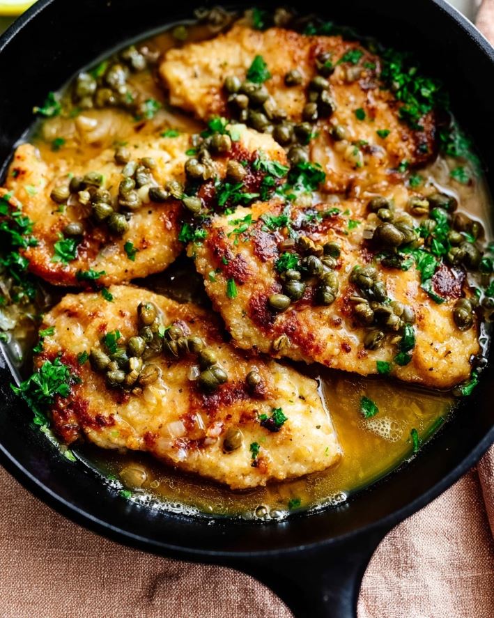 The Bright & Buttery Keto Chicken Piccata Recipe