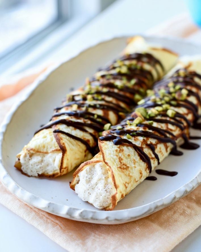 Keto Cannoli Crepes Worth Waking Up For