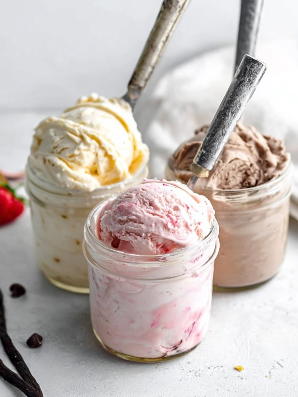 Thick and Scoopable Keto Mason Jar Ice Cream