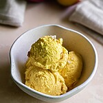 Sunshine Treat Refreshing Low-Carb Mango Lassi Frozen Yogurt
