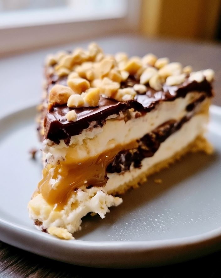 Keto Ice Cream Cake with Crackly Magic Shell