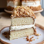 Zesty Lemon Mascarpone Layer Cake with Butter Crumb (Keto-Friendly) 01