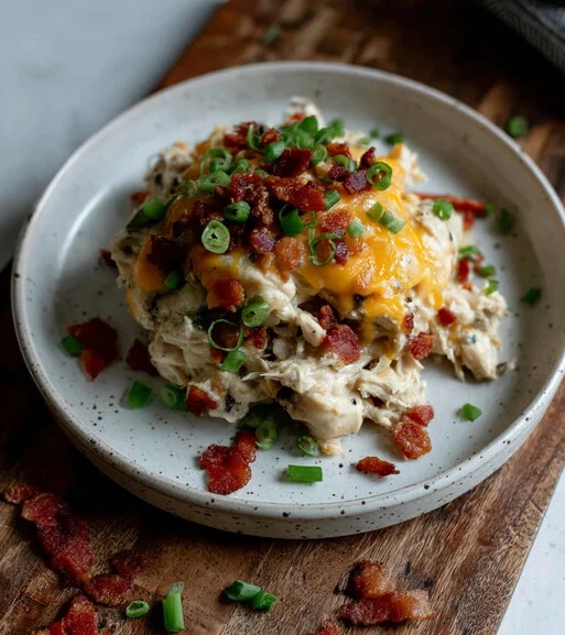 Slow Cooker Cheesy Bacon Ranch Chicken Recipe
