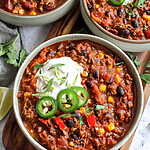 The Best Low Sodium Turkey Chili (Hearty & Delicious!) Vibrant Hearty Low-Sodium Turkey Chili (2)