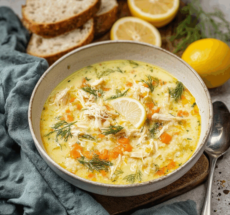 Keto Greek Lemon Chicken Soup: The Ultimate Creamy Comfort (Ready in Under an Hour)