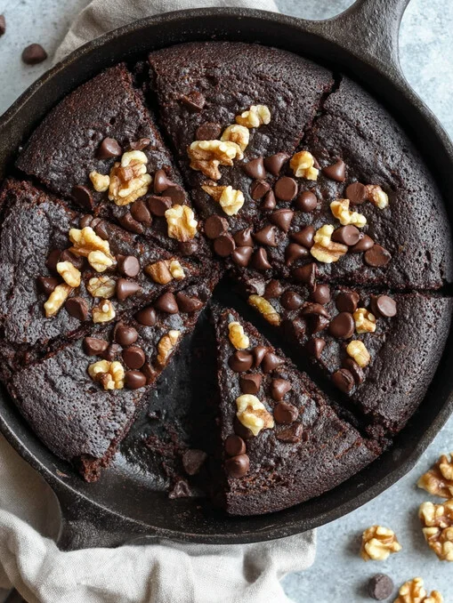 One-Bowl Fudgy Keto Skillet Brownies Recipe
