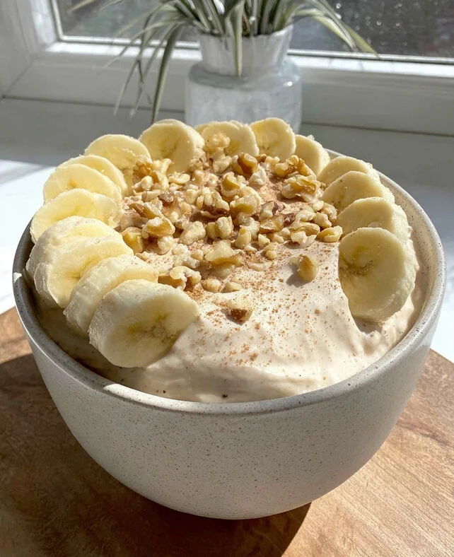 Banana Cream Breakfast Bowl — velvety